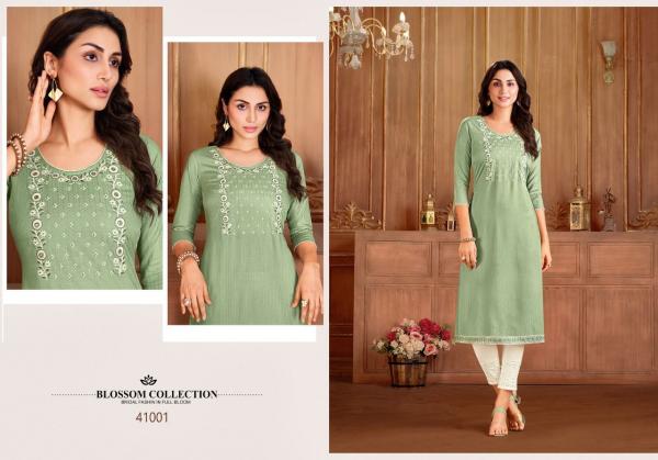 Kapil Trendz Twisha Rayon Fancy Wear Designer Kurti Collection